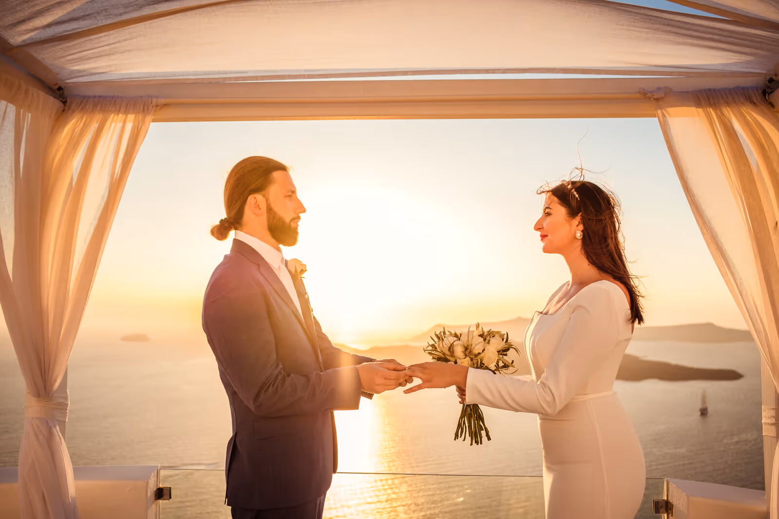 Ślub w Grecji - Santorini. Taras nr. 2 Zdjęcie nr. 12