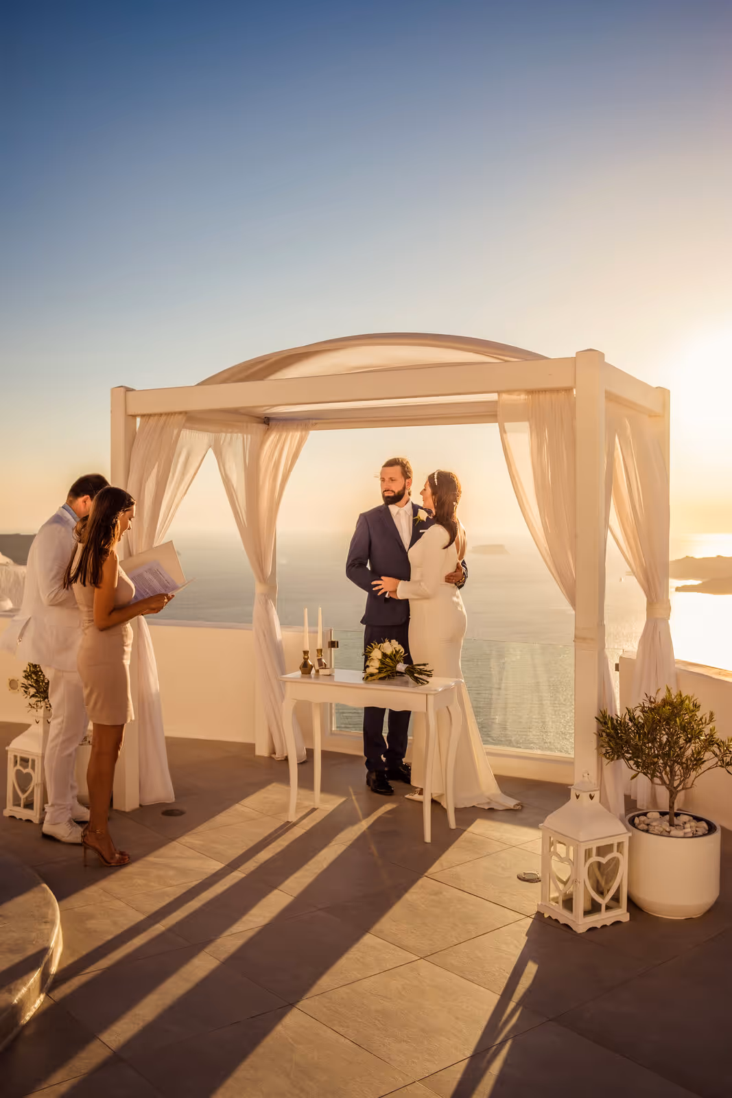 Ślub w Grecji - Santorini. Taras nr. 2 Zdjęcie nr. 16