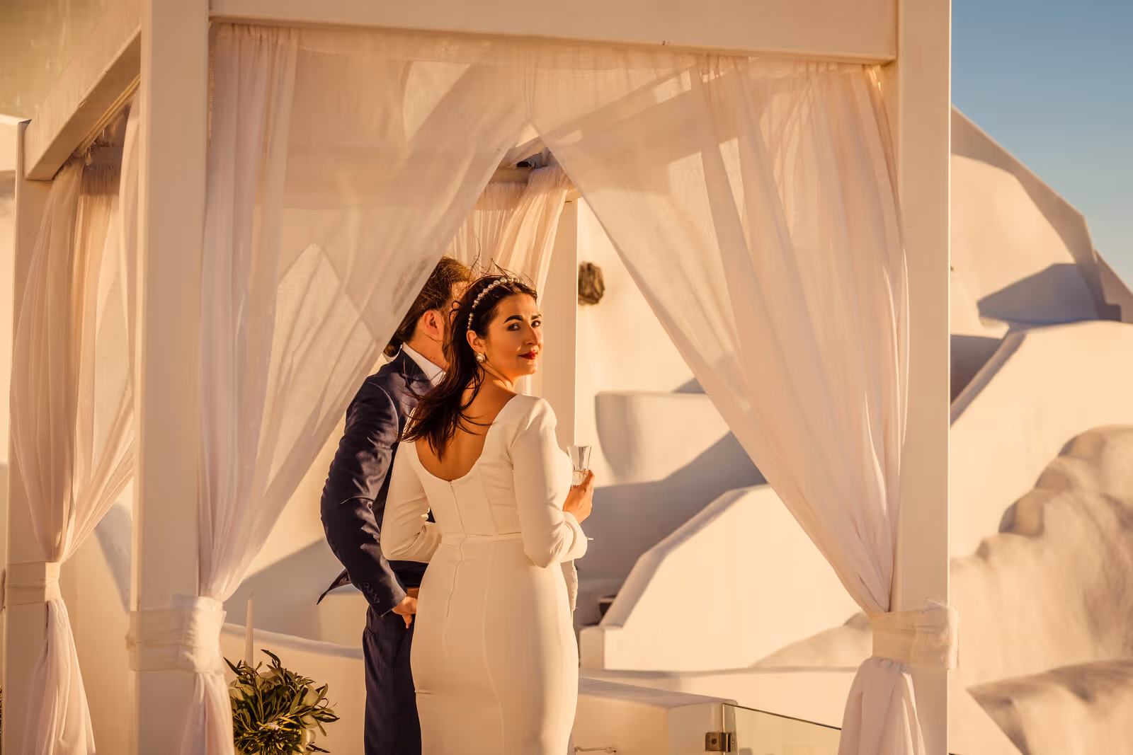 Ślub w Grecji - Santorini. Taras nr. 2 Zdjęcie nr. 20