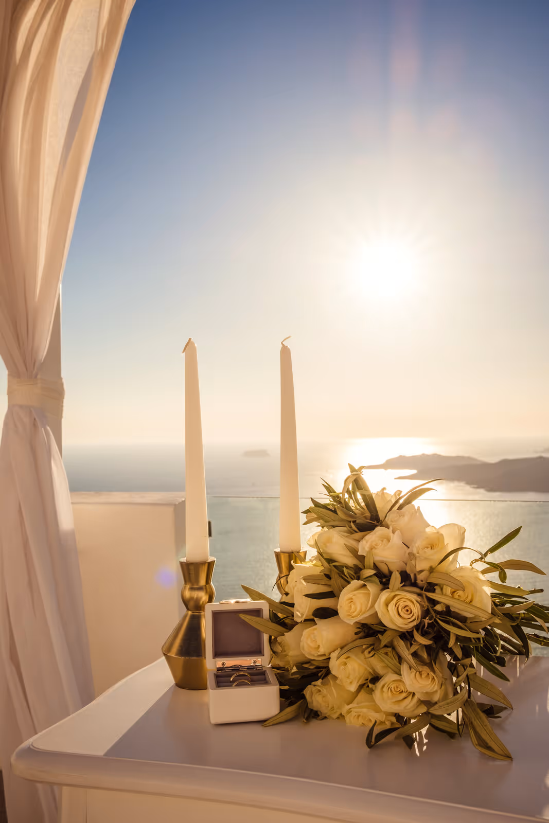 Ślub w Grecji - Santorini. Taras nr. 2 Zdjęcie nr. 3