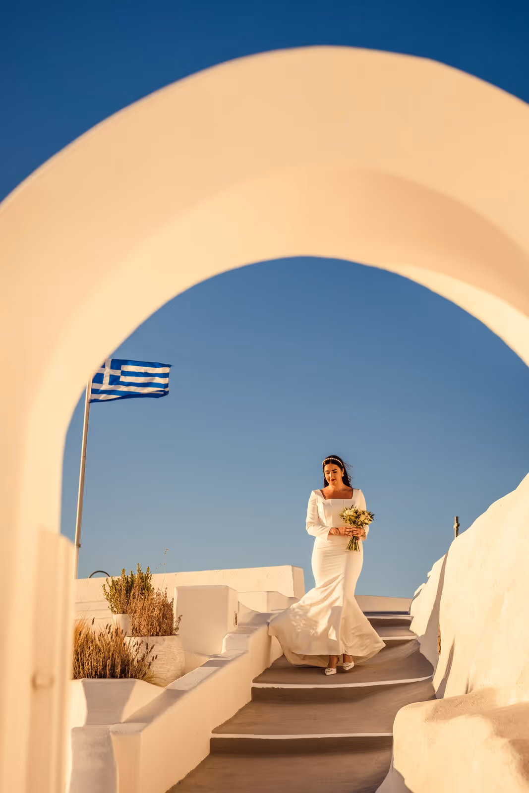 Ślub w Grecji - Santorini. Taras nr. 2 Zdjęcie nr. 5