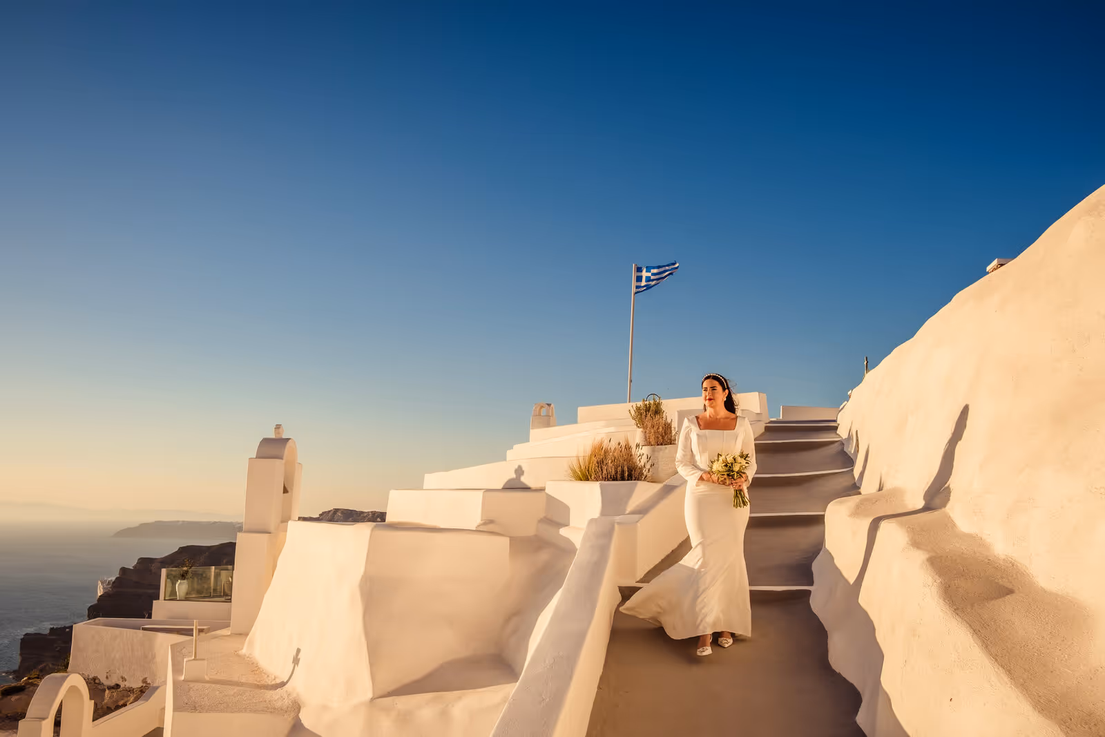 Ślub w Grecji - Santorini. Taras nr. 2 Zdjęcie nr. 6