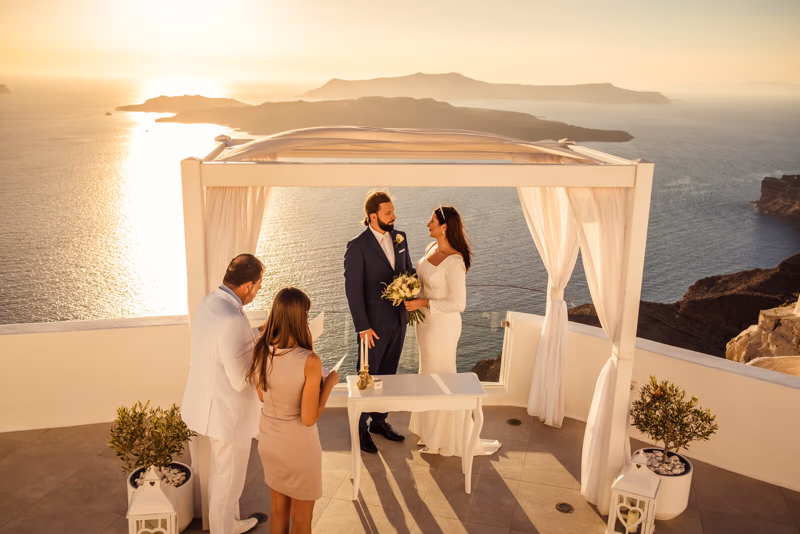 Ślub w Grecji - Santorini. Taras nr. 2 Zdjęcie nr. 8