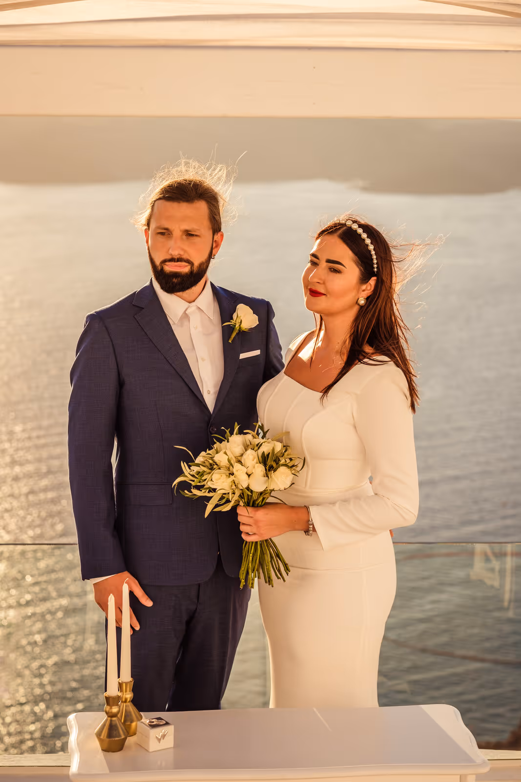Ślub w Grecji - Santorini. Taras nr. 2 Zdjęcie nr. 9