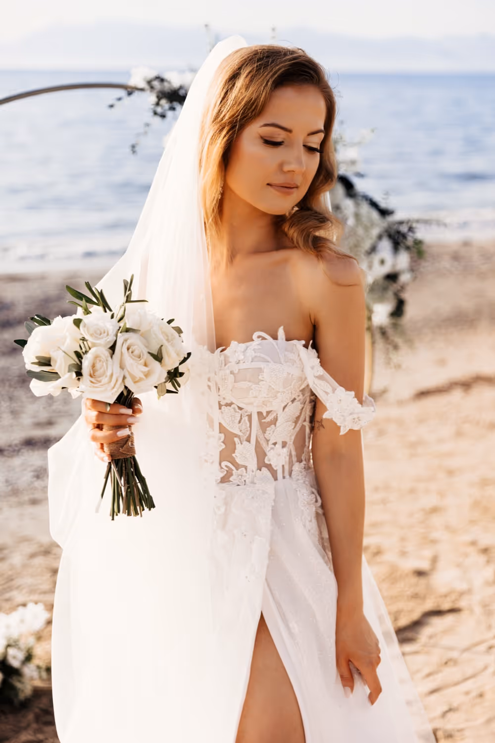 Korfu Ślub na piaszczystej plaży