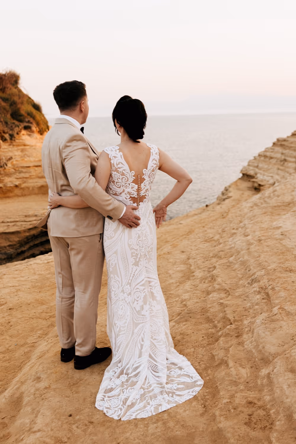 Korfu Katedra na starówce w Korfu i ślub na romantycznej plaży