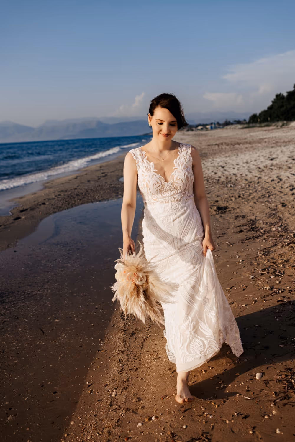 Korfu Katedra na starówce w Korfu i ślub na romantycznej plaży