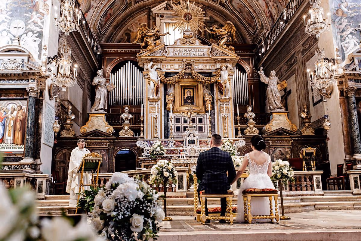 Rzym Kościół w centrum Rzymu