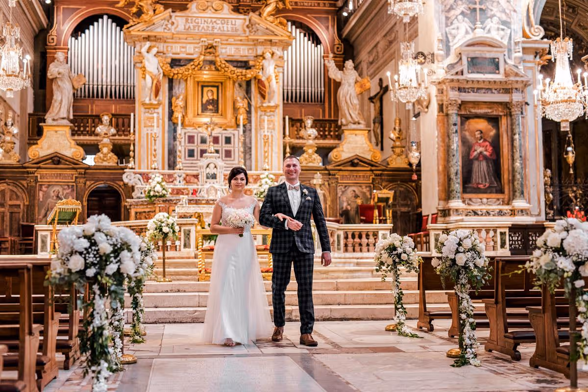 Rzym Kościół w centrum Rzymu