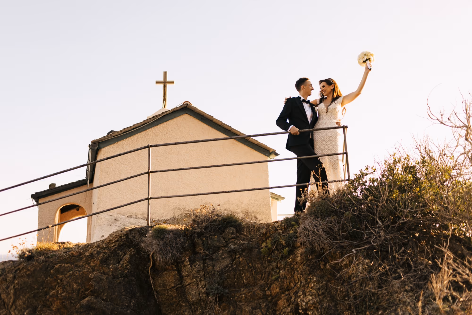 Liguria Kościółek z otwartymi krużgankami - Bonassola