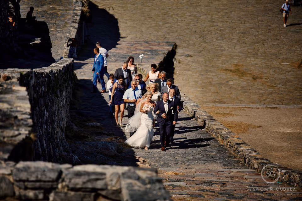 Liguria Kościółek położony na skale - Portovenere