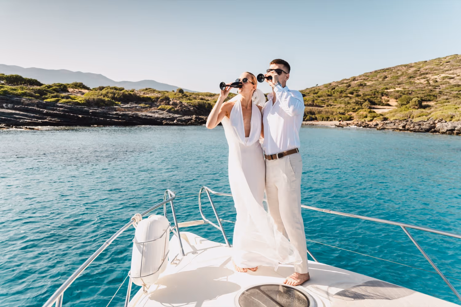 Kreta Jacht w zatoce Mirabello