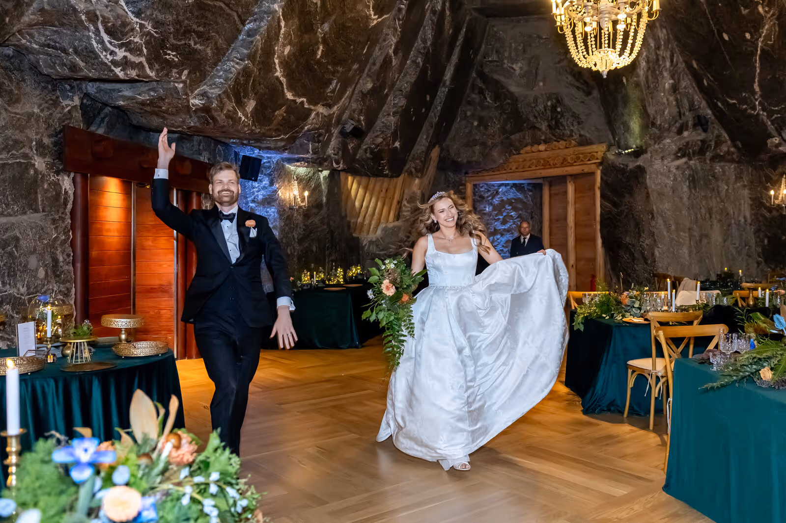 Ślub w Polsce. Kopalnia Soli w Wieliczce. Zdjęcie nr. 186