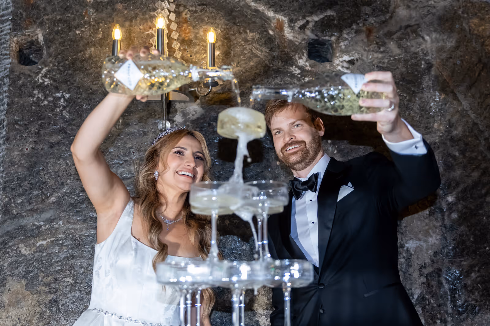 Ślub w Polsce. Kopalnia Soli w Wieliczce. Zdjęcie nr. 193