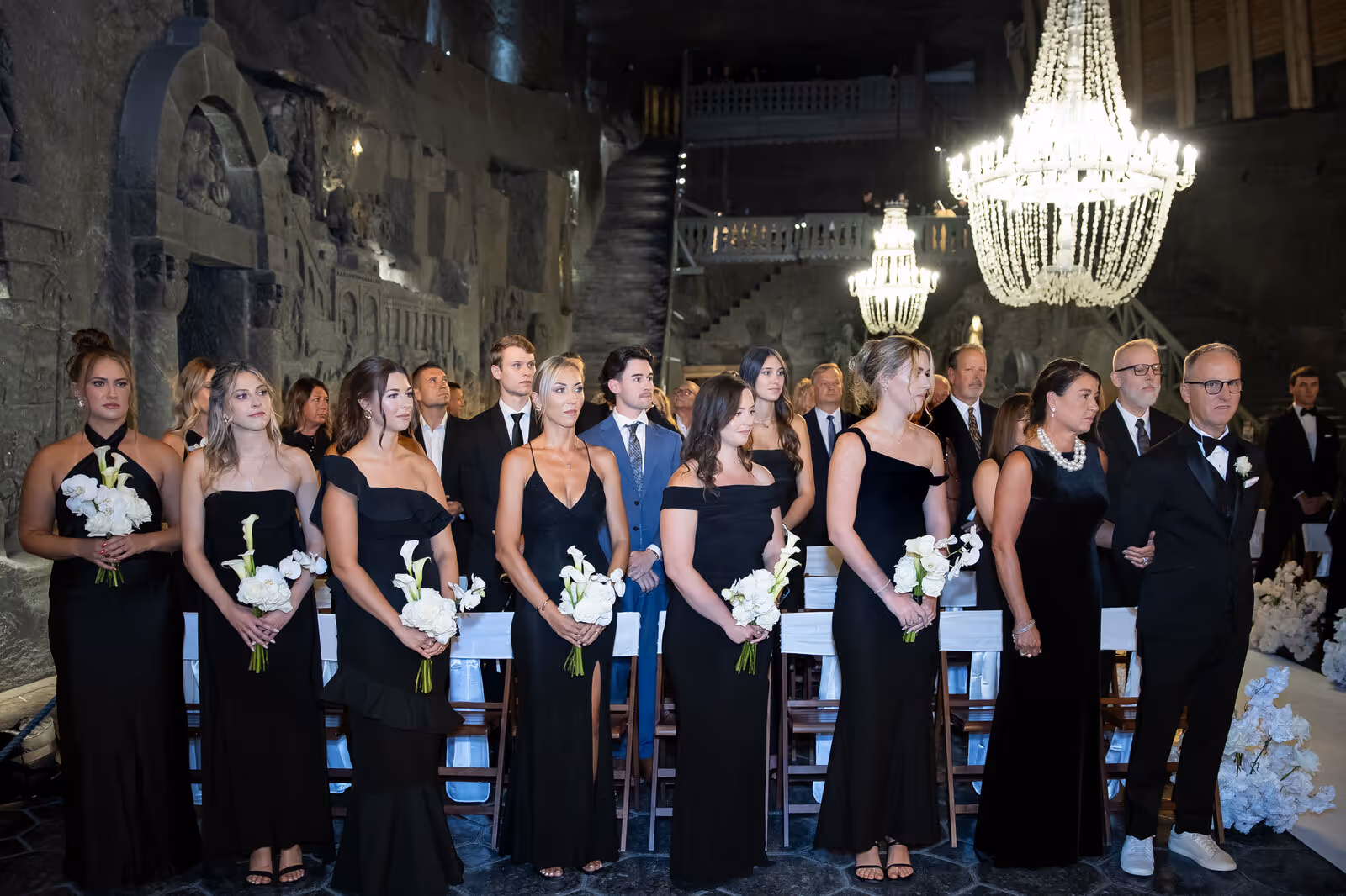 Ślub w Polsce. Kopalia Soli w Wieliczce. Zdjęcie nr. 86