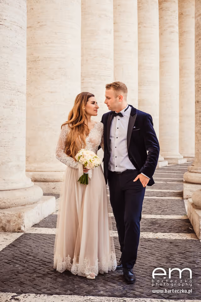 Ślub we Włoszech - Rzym. Galeria zdjęć Magda & Bartosz