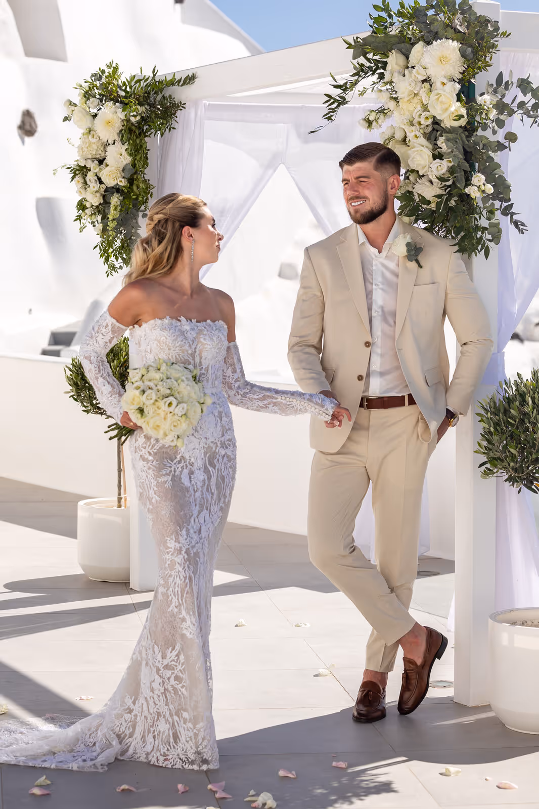 Ślub w Grecji. Santorini. Taras nr. 2. Zdjęcie nr. 18