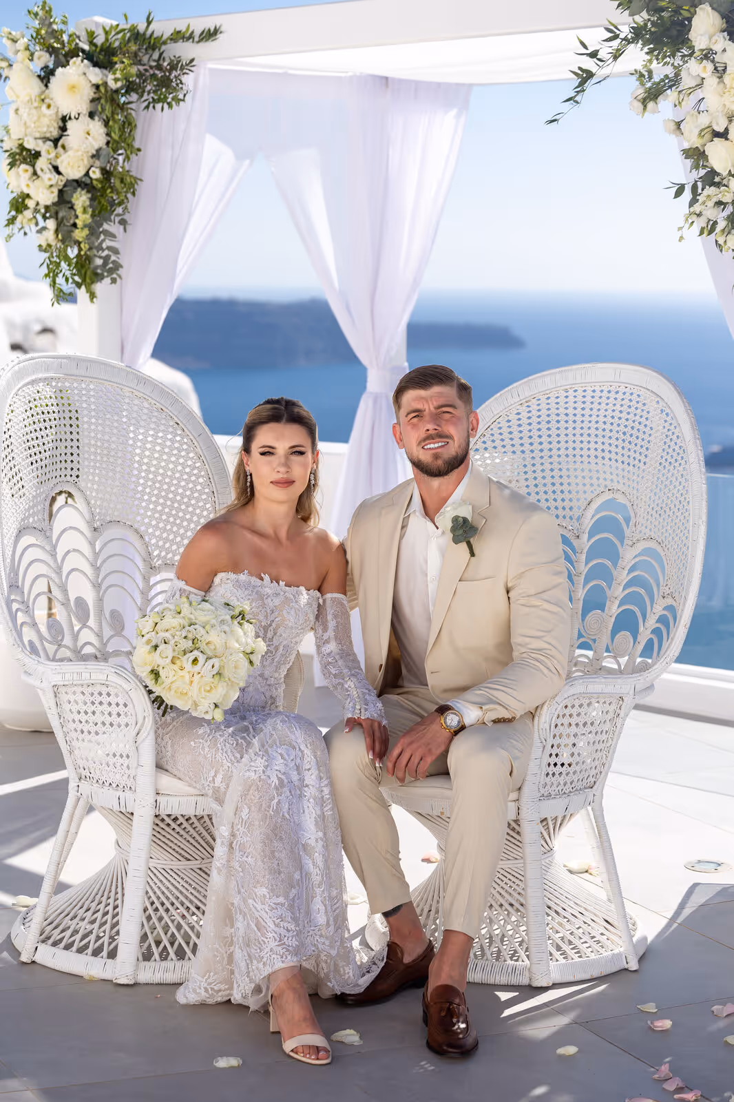 Ślub w Grecji. Santorini. Taras nr. 2. Zdjęcie nr. 20
