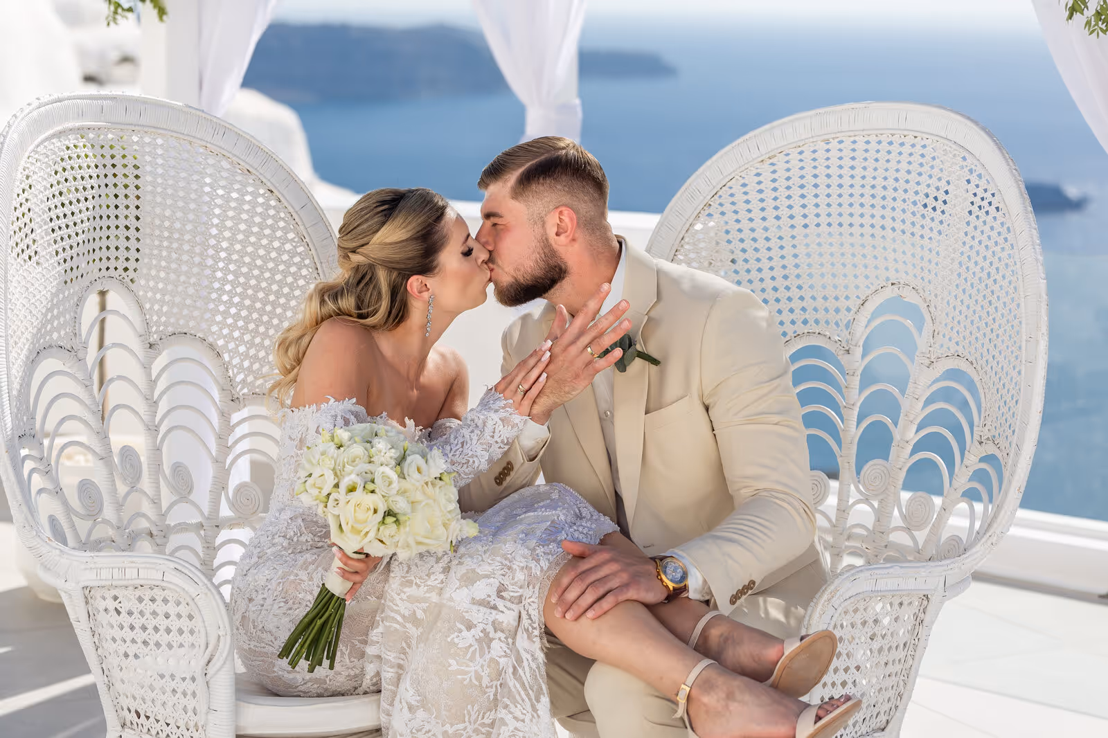Ślub w Grecji. Santorini. Taras nr. 2. Zdjęcie nr. 22