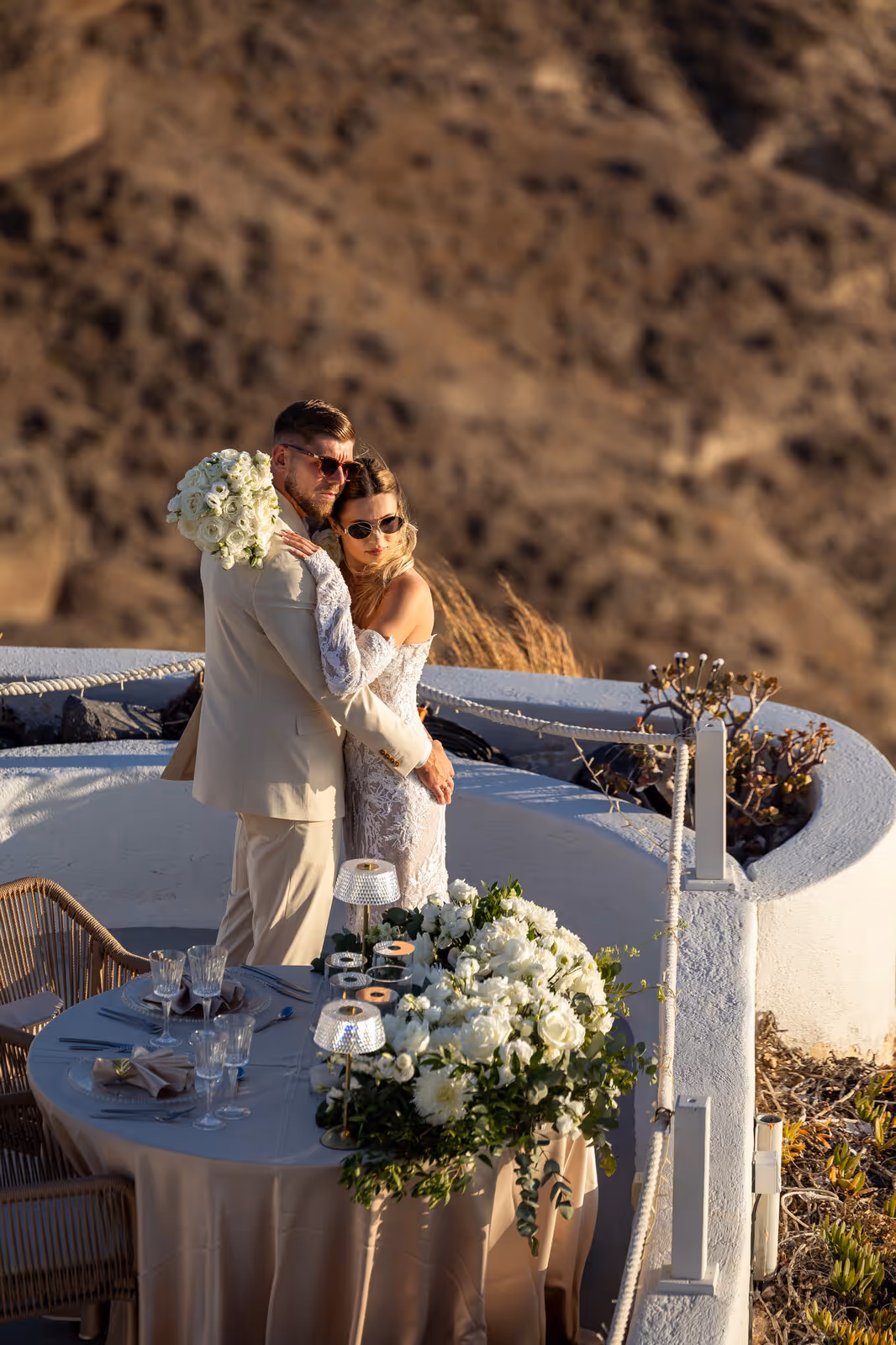 Ślub w Grecji. Santorini. Taras nr. 2. Zdjęcie nr. 42