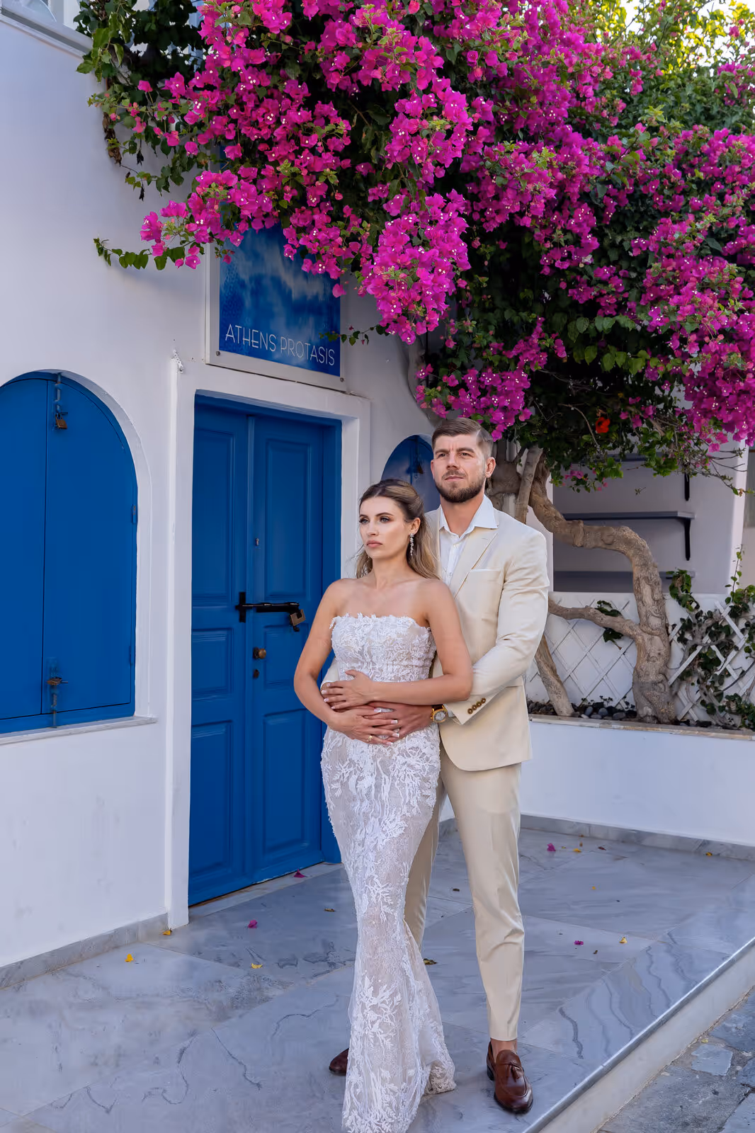 Ślub w Grecji. Santorini. Taras nr. 2. Zdjęcie nr. 69