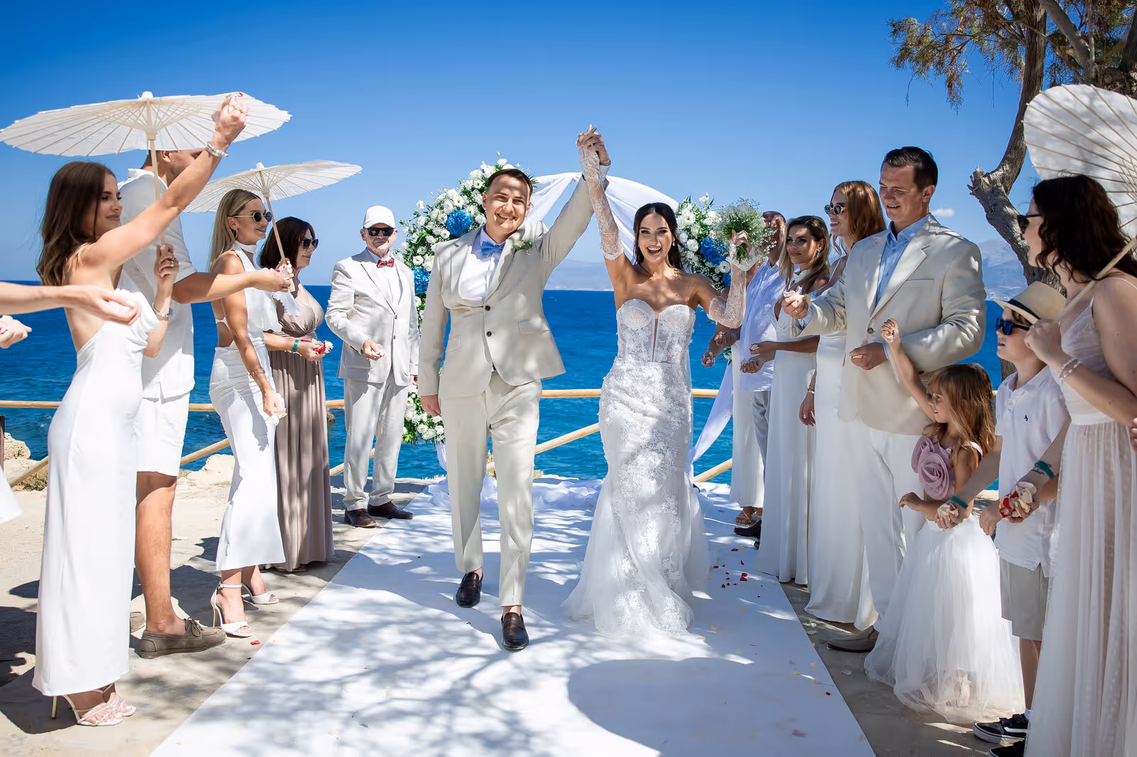 Ślub w Grecji - Kreta. Taras przy Kapliczce. Zdjęcie nr. 11