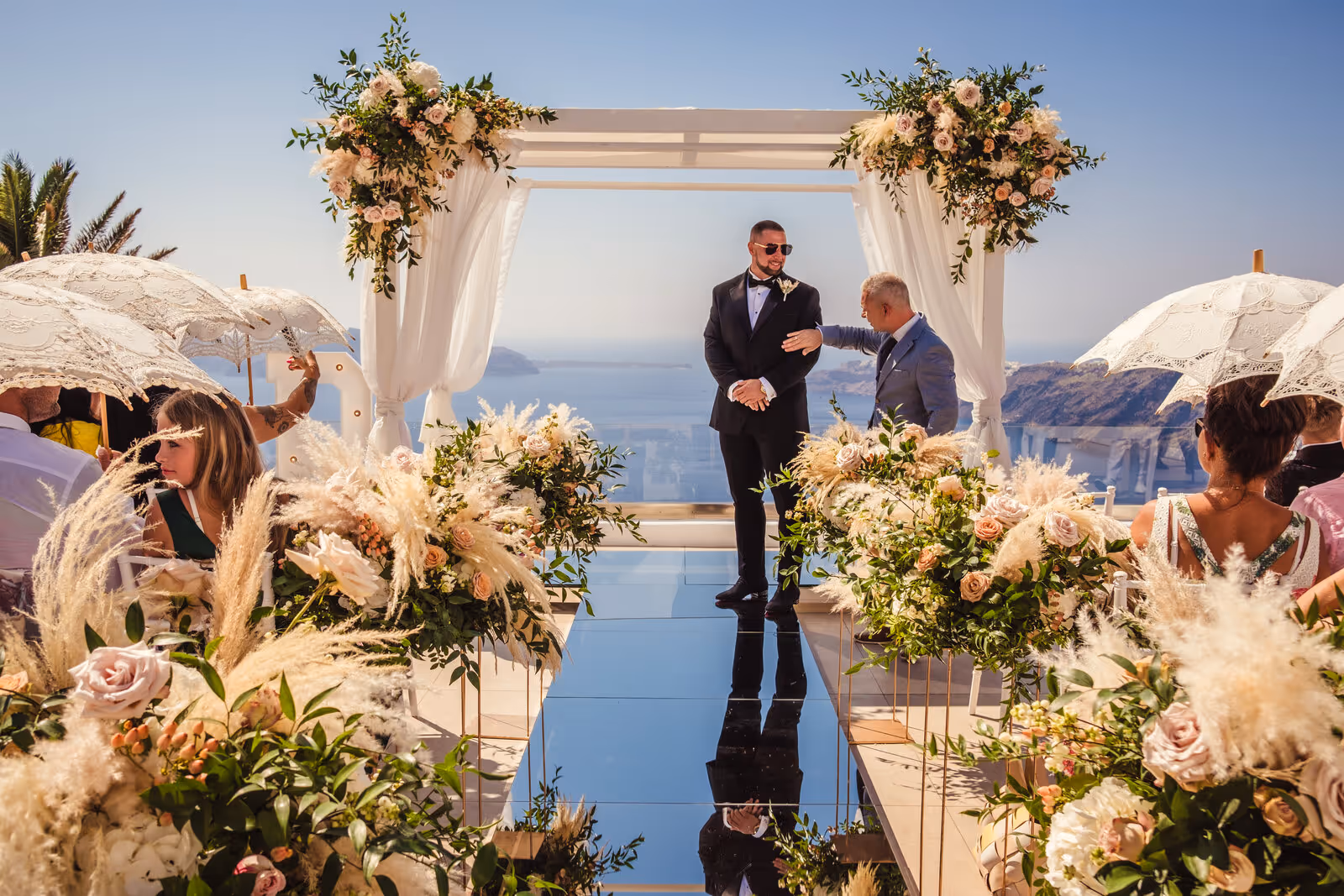 Ślub w Grecji. Santorini. Taras nr. 4. Zdjęcie nr. 15