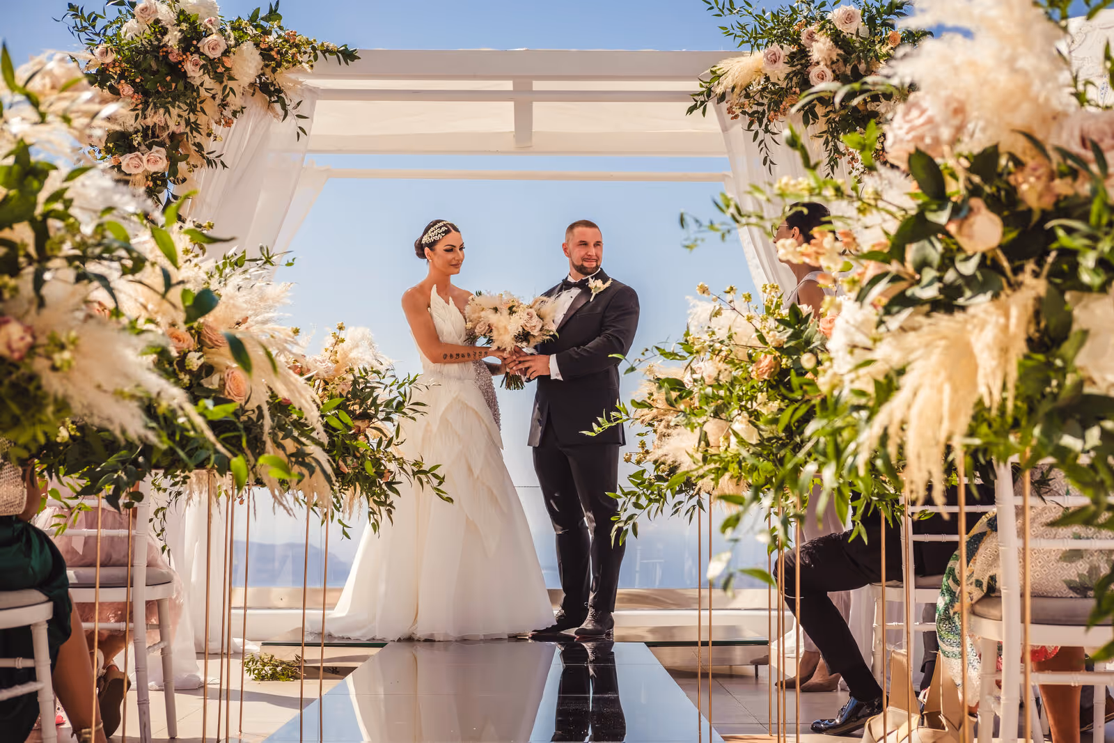 Ślub w Grecji. Santorini. Taras nr. 4. Zdjęcie nr. 18