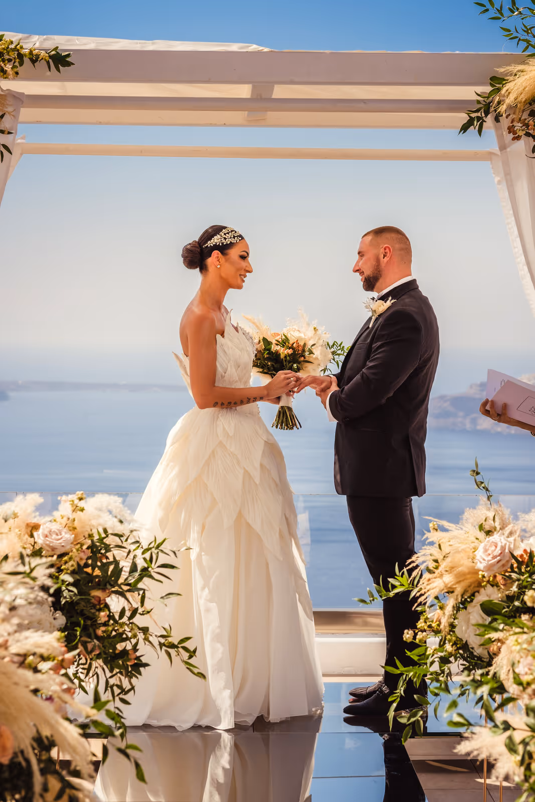 Ślub w Grecji. Santorini. Taras nr. 4. Zdjęcie nr. 20