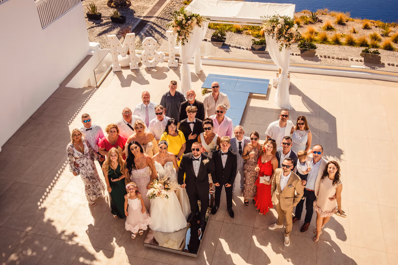 Ślub w Grecji. Santorini. Taras nr. 4. Zdjęcie nr. 30