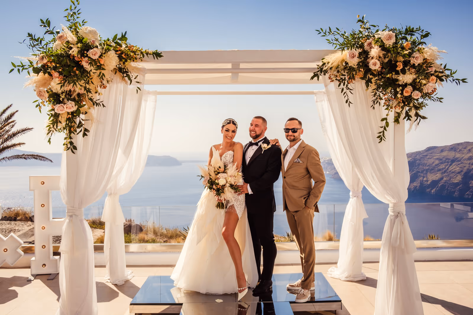 Ślub w Grecji. Santorini. Taras nr. 4. Zdjęcie nr. 36