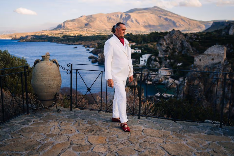 Sycylia Taras w Scopello