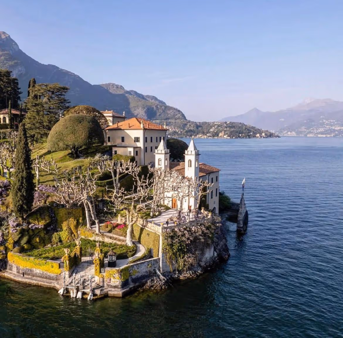 Jezioro Como Villa Balbianello