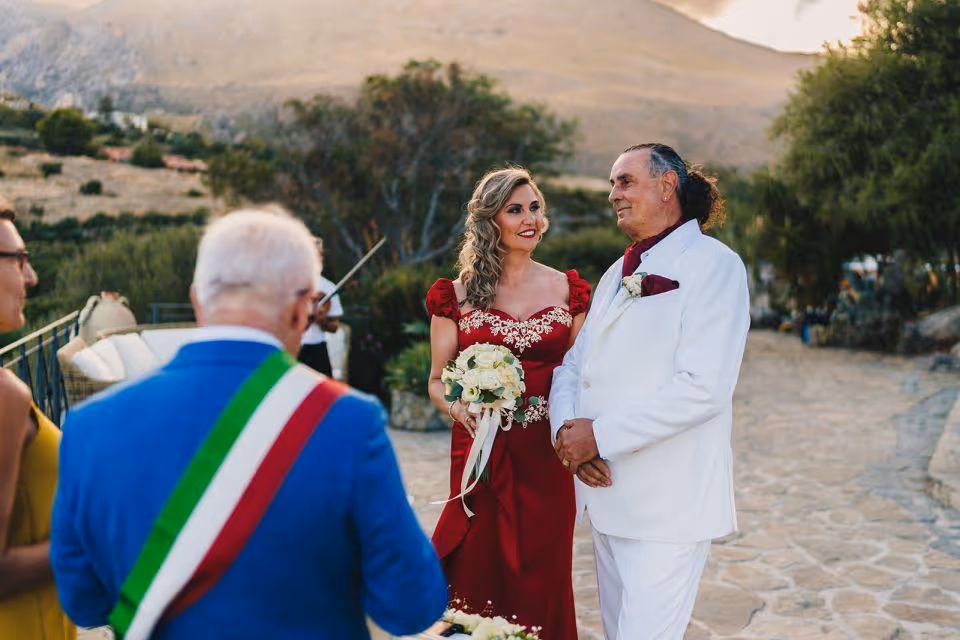 Sycylia Taras w Scopello