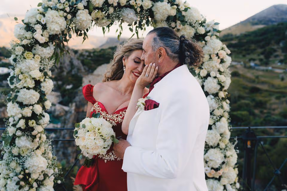 Sycylia Taras w Scopello