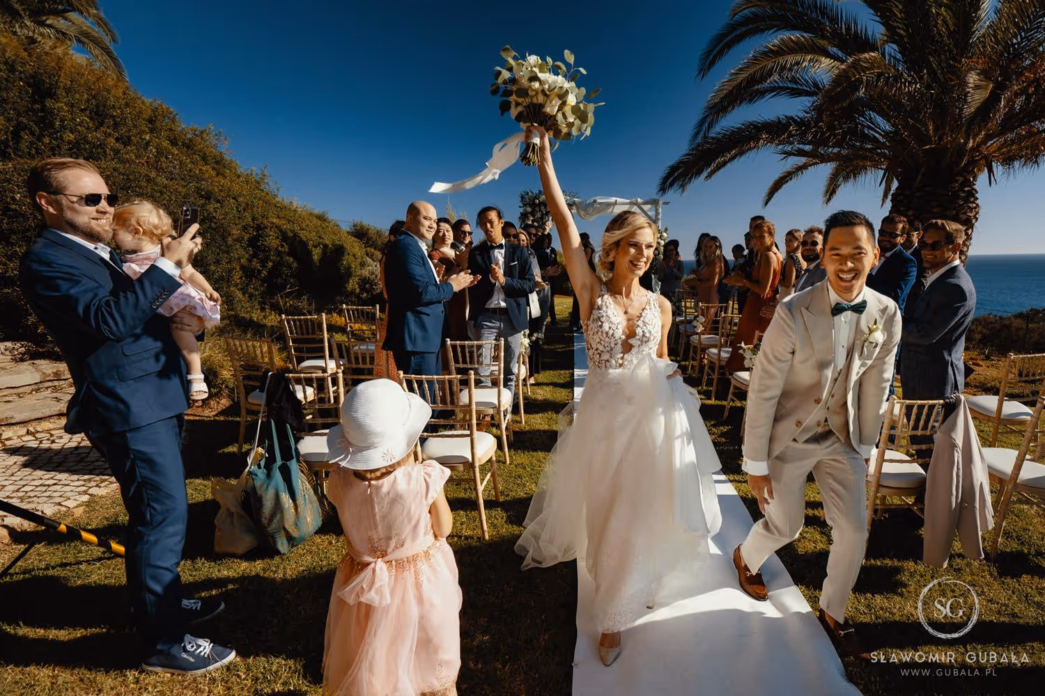 Portugalia Ogród położony na klifie