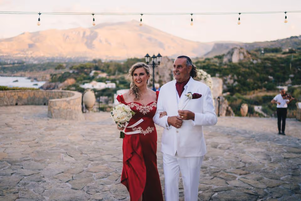 Sycylia Taras w Scopello