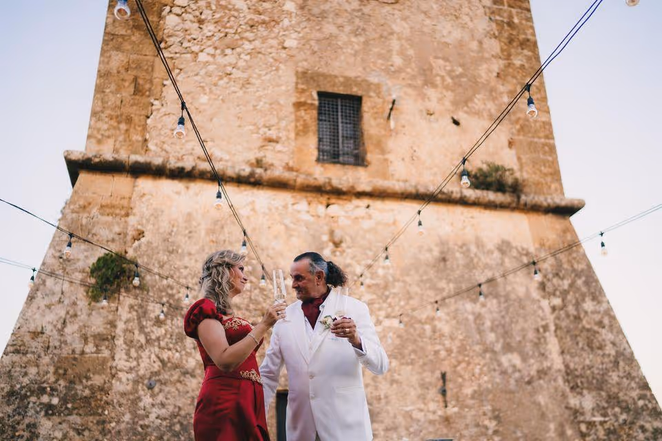 Sycylia Taras w Scopello