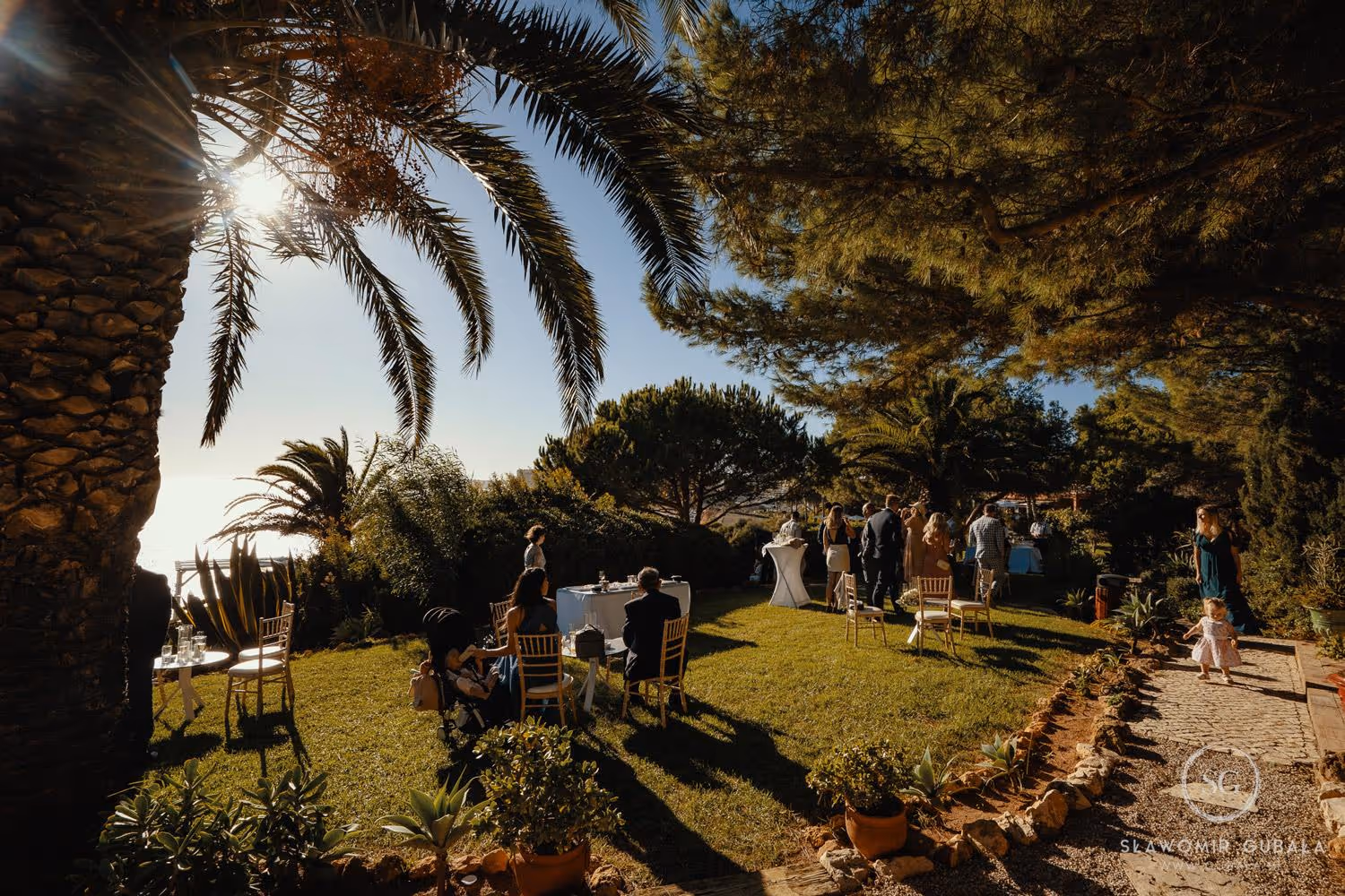 Portugalia Ogród położony na klifie