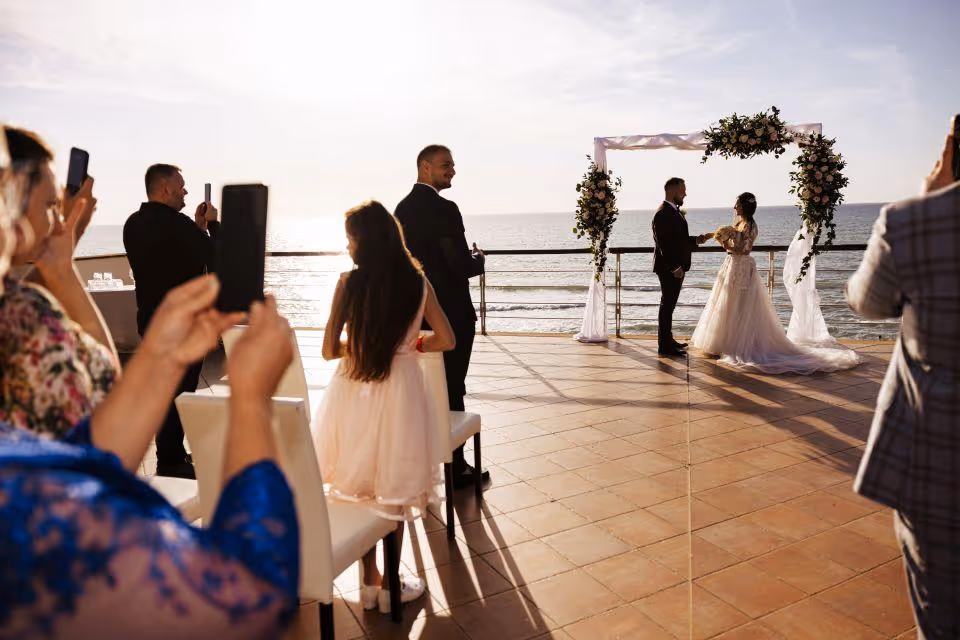 Toskania Taras przy plaży lub plaża 