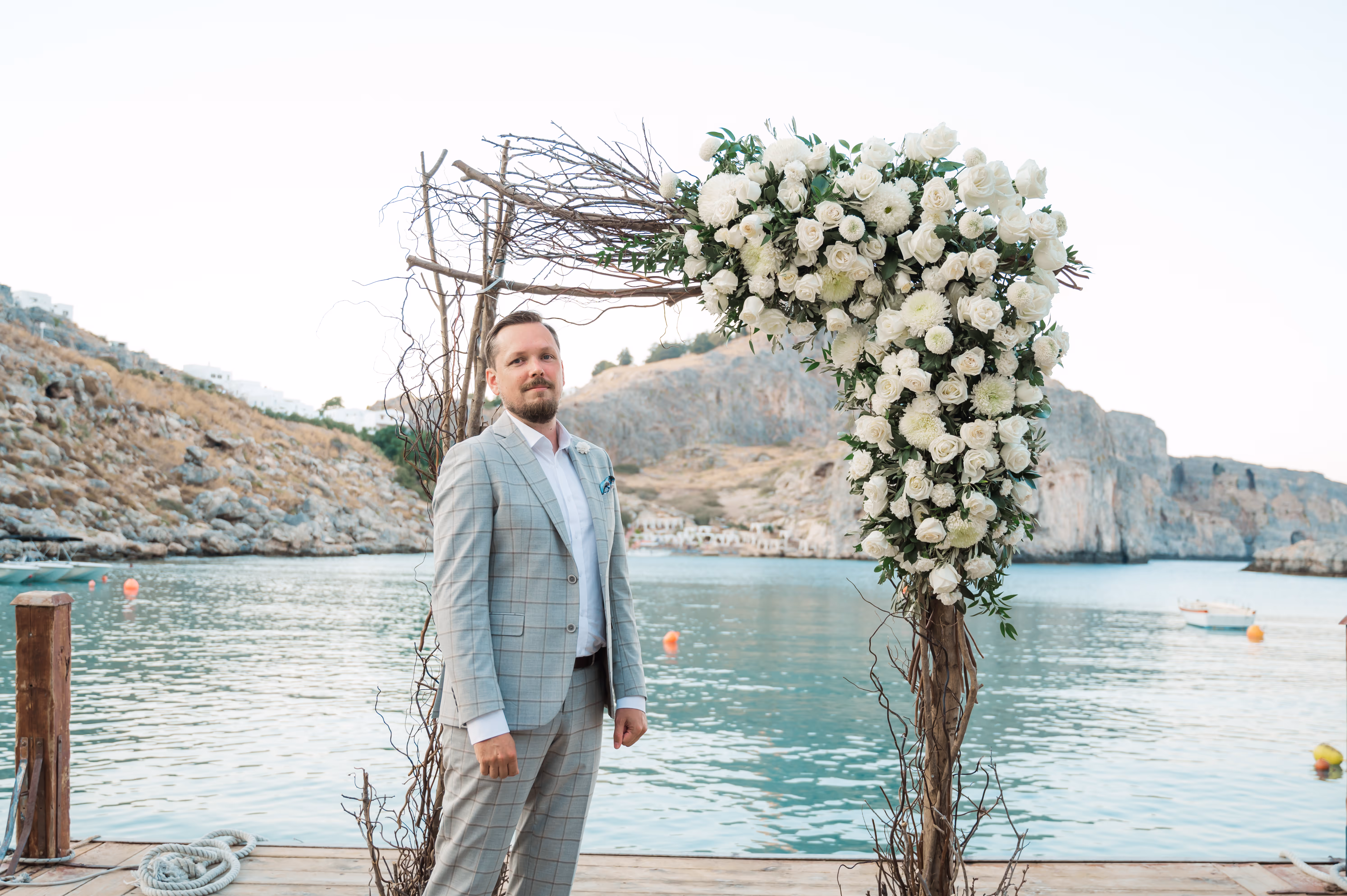 Rodos Taras widokow w Lindos