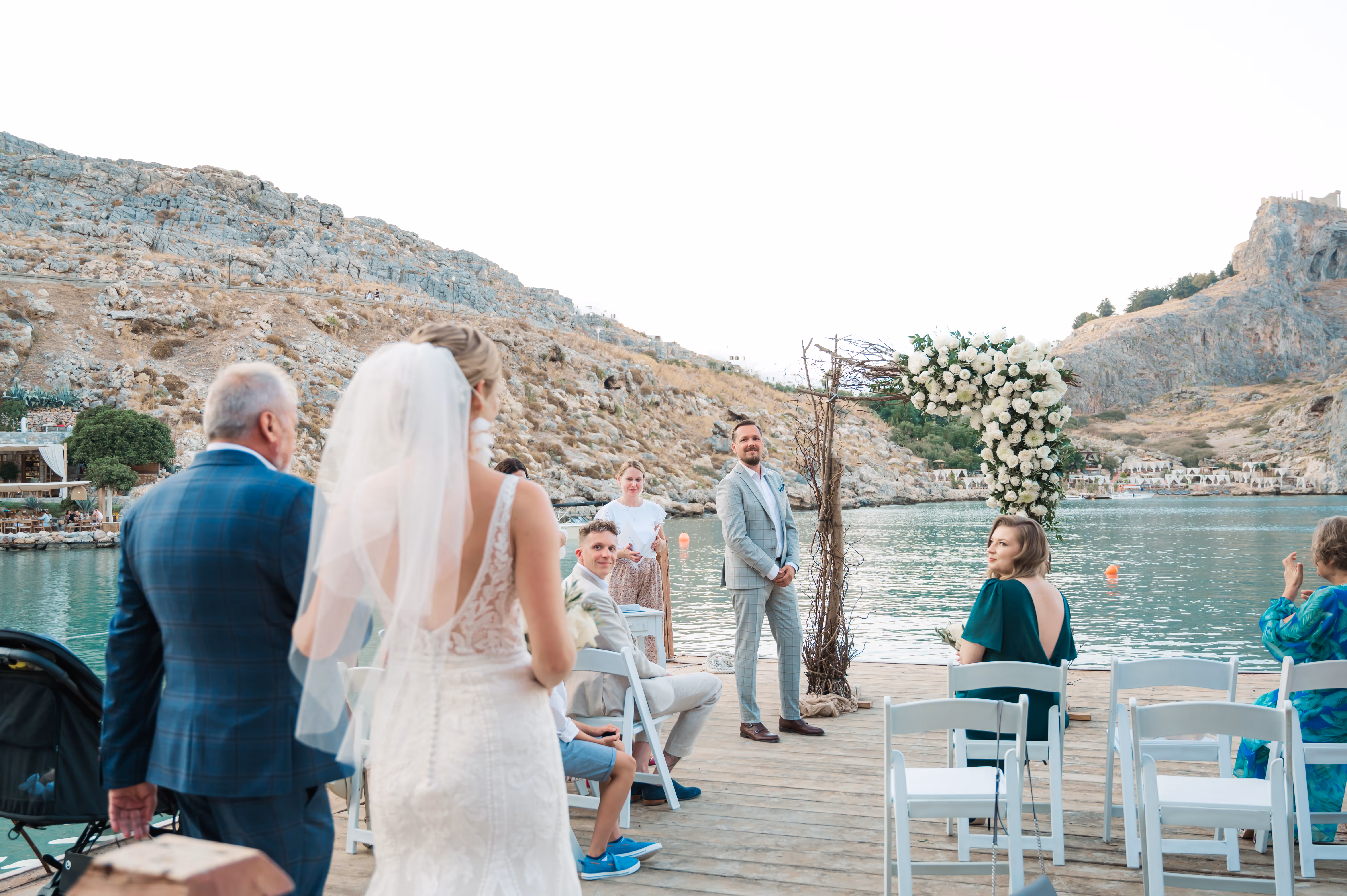 Rodos Taras widokow w Lindos