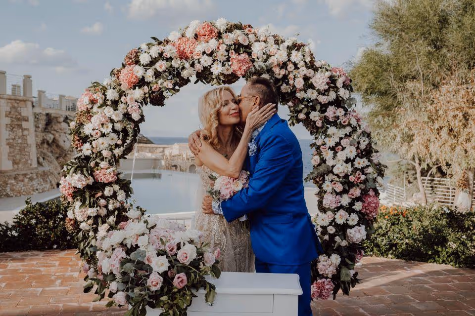 Sycylia Taras z widokiem na morze