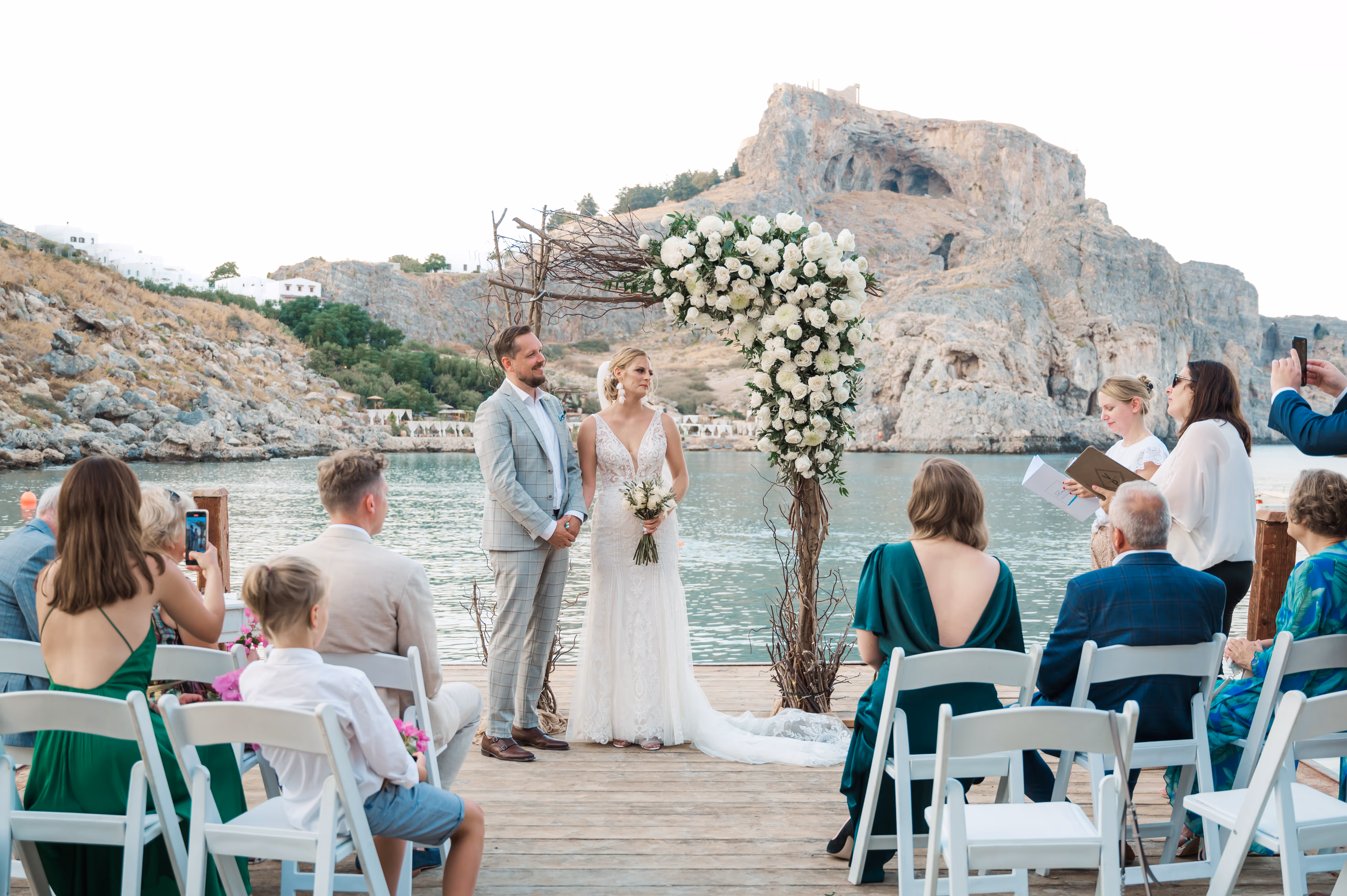 Rodos Taras widokow w Lindos