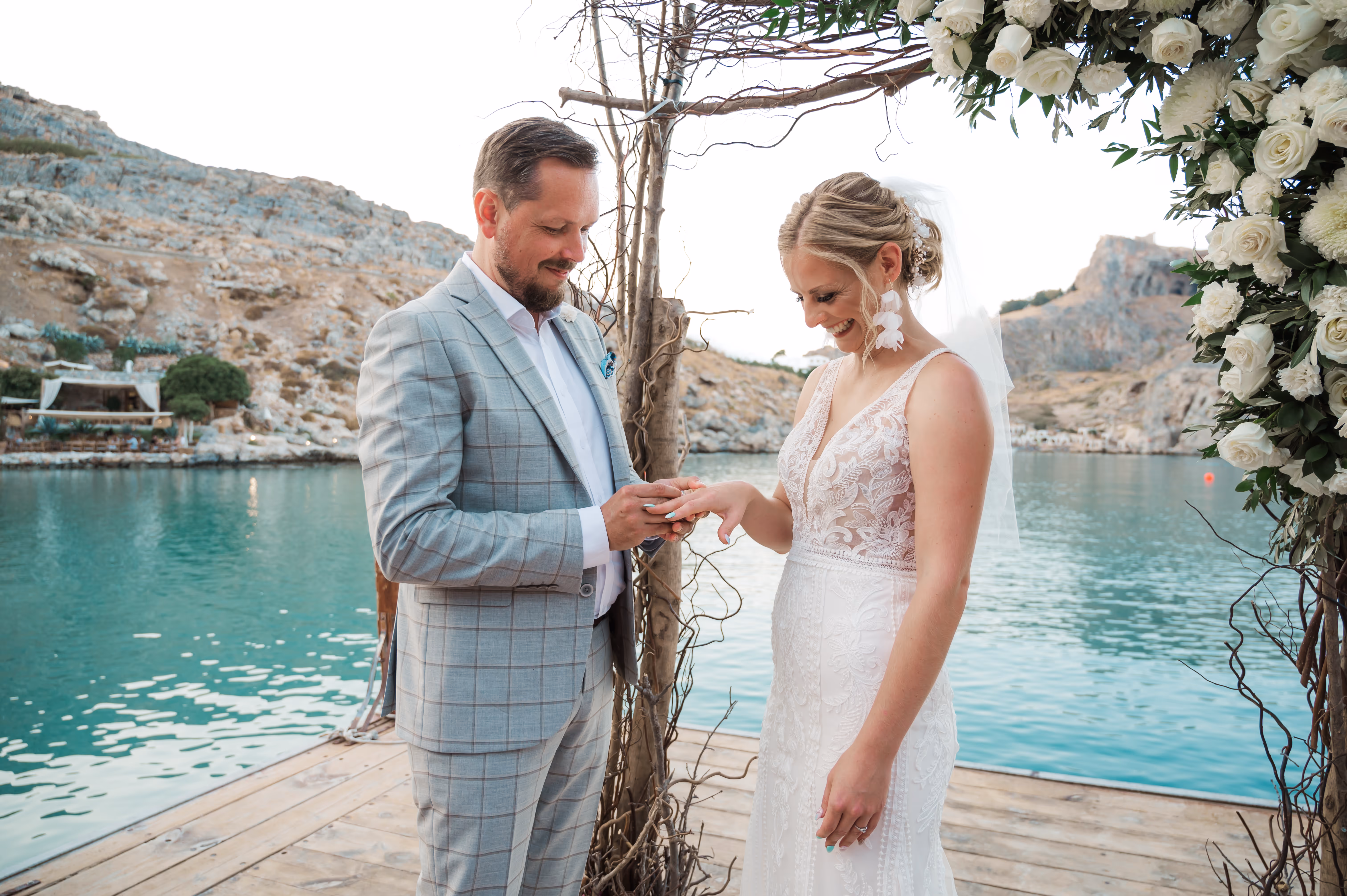 Rodos Taras widokow w Lindos