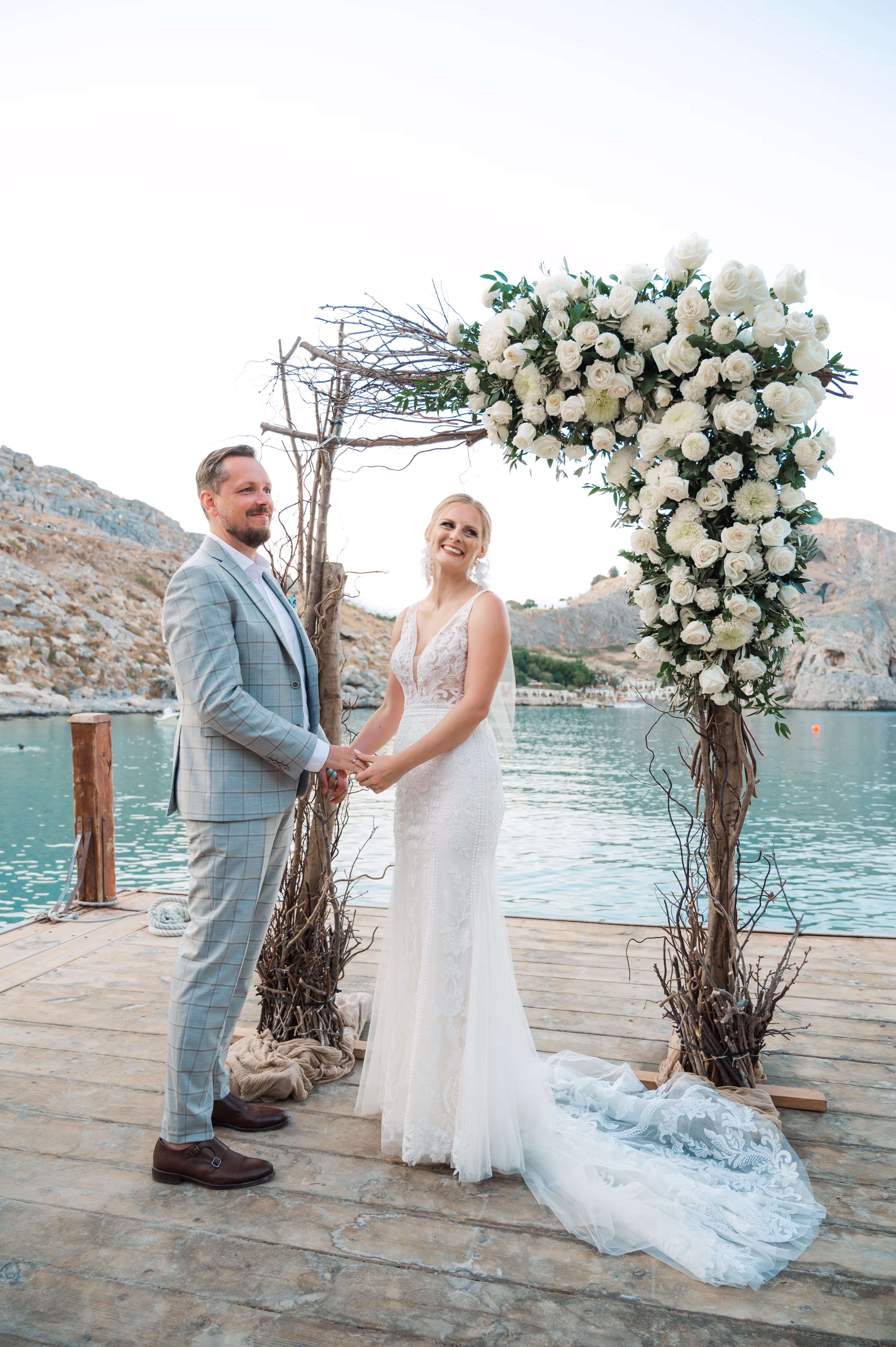 Rodos Taras widokow w Lindos