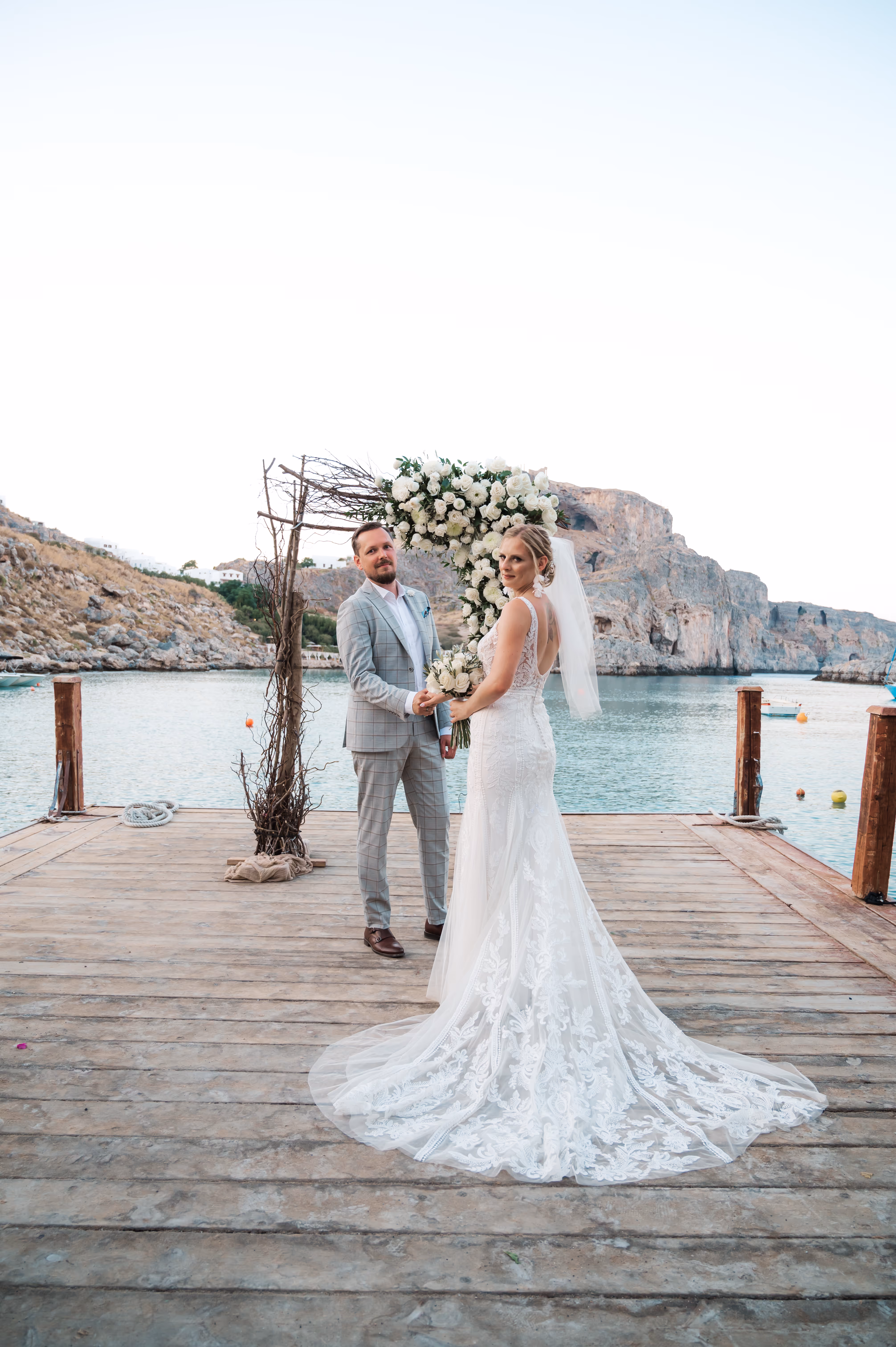 Rodos Taras widokow w Lindos