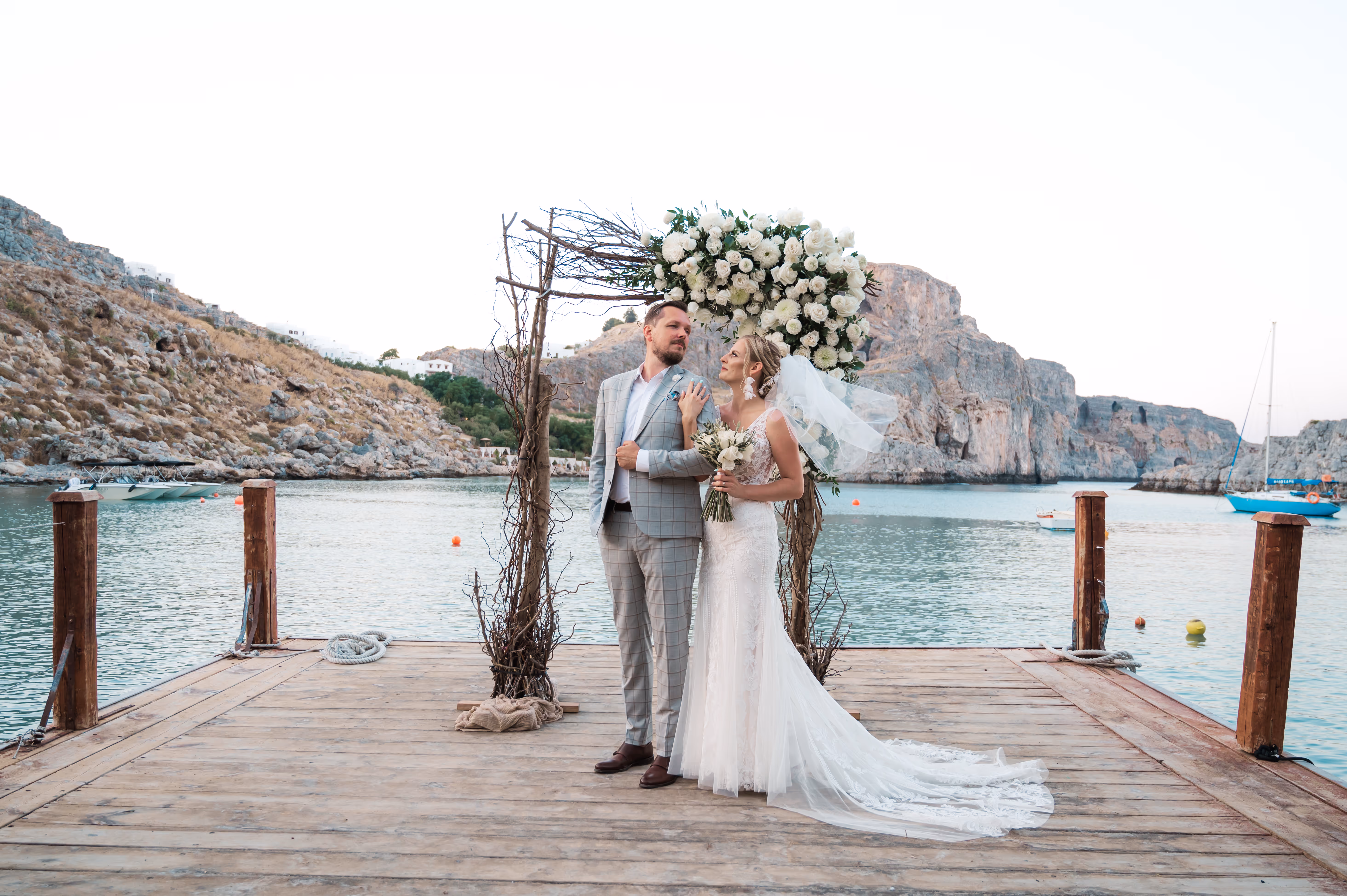 Rodos Taras widokow w Lindos