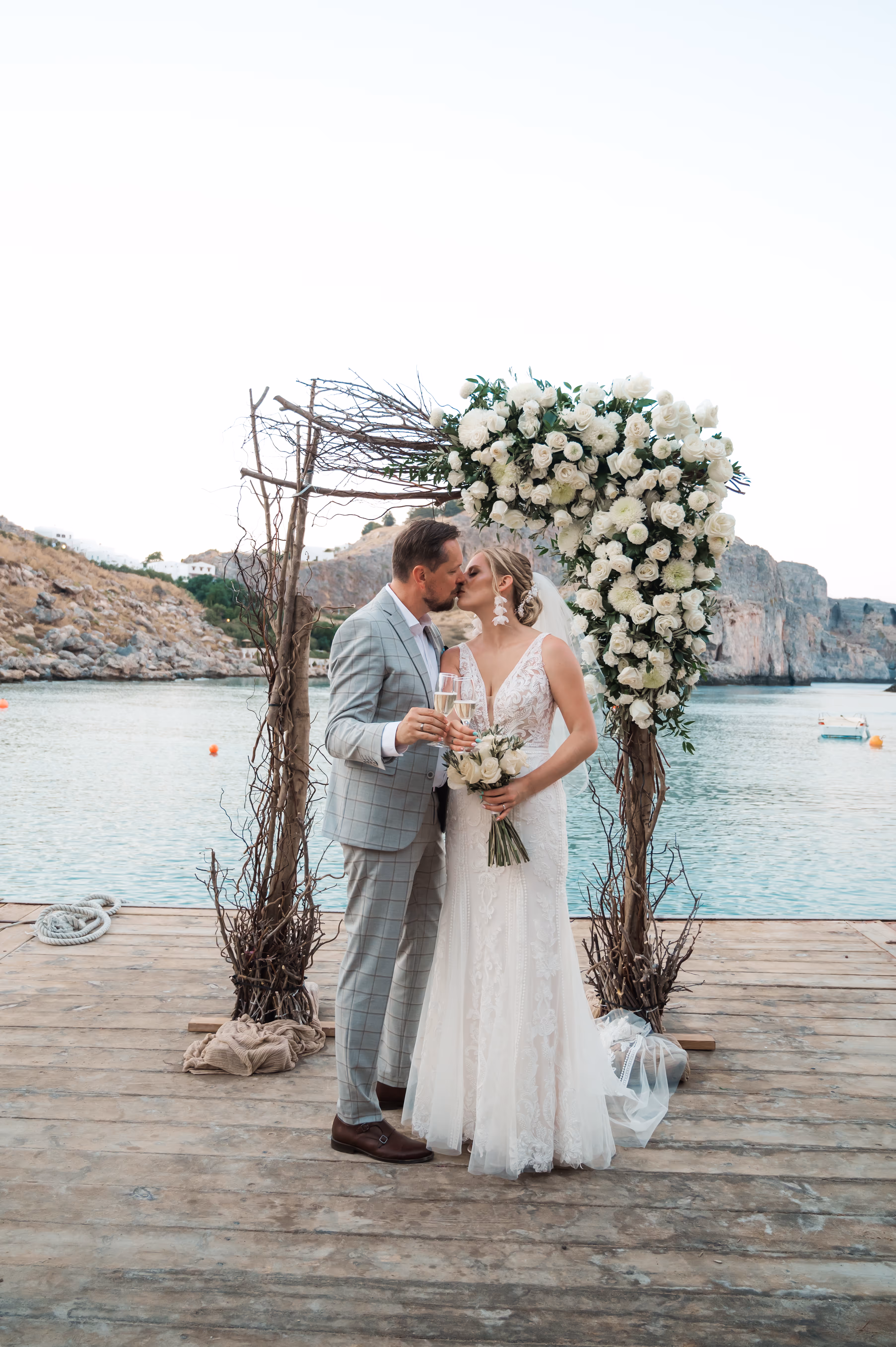 Rodos Taras widokow w Lindos