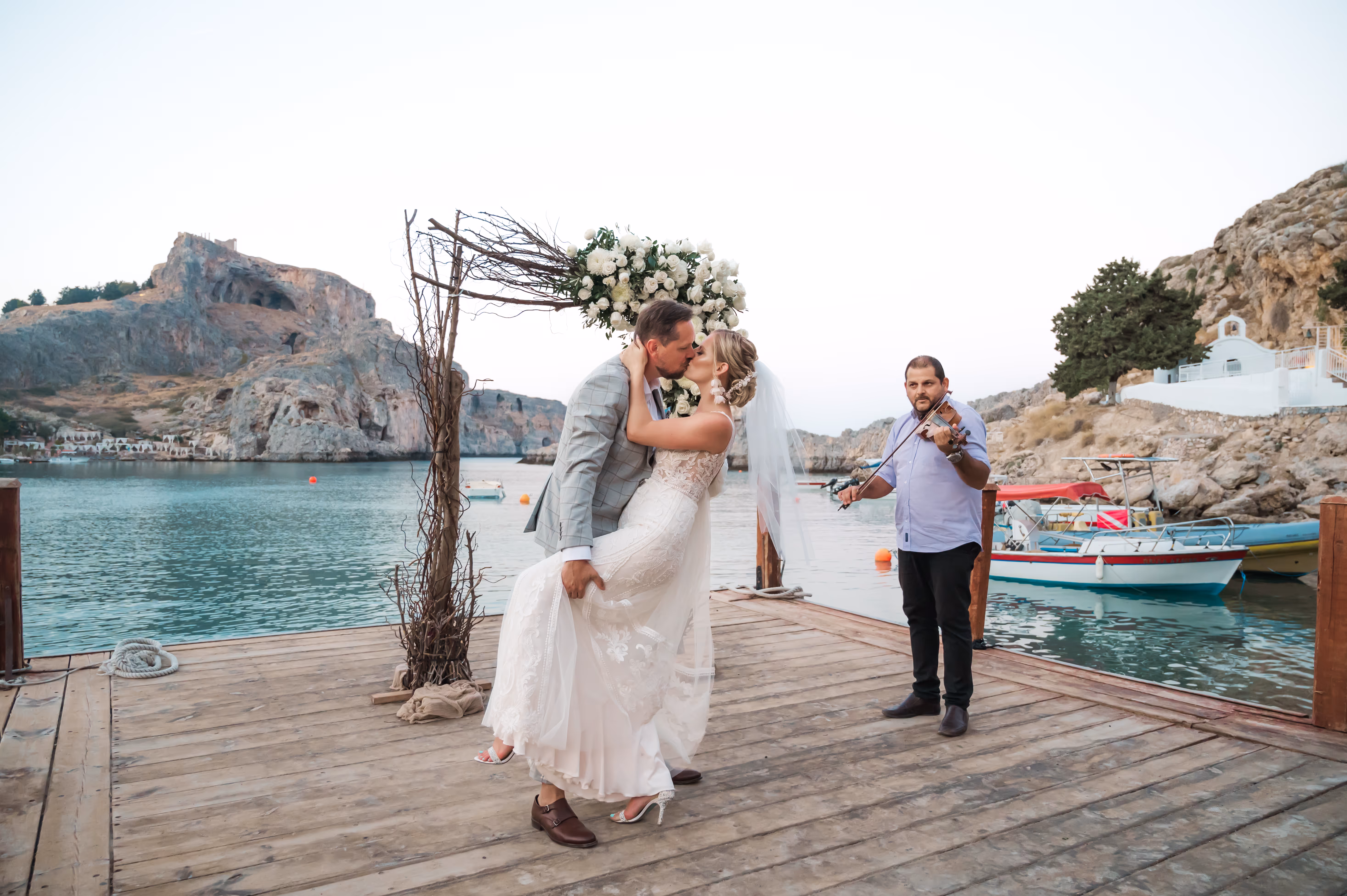 Rodos Taras widokow w Lindos